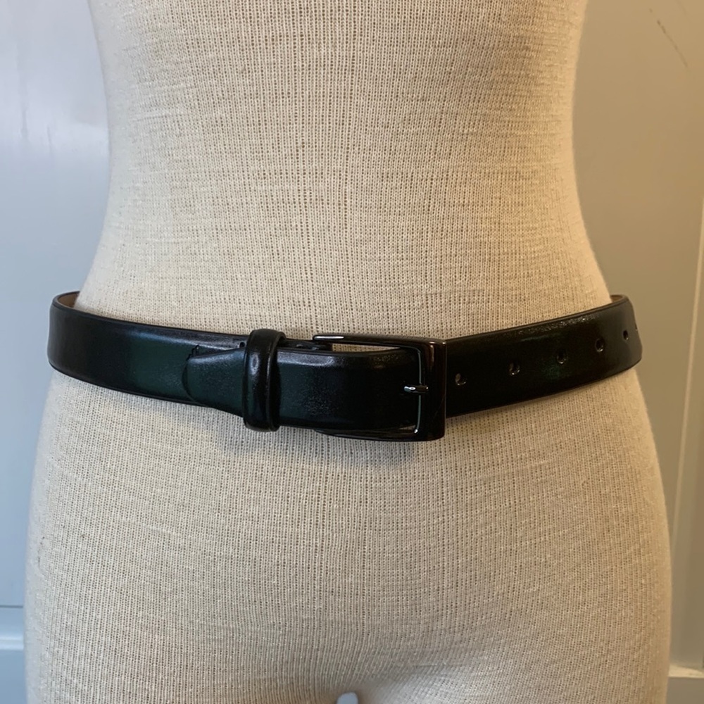 Dockers sz 48 black imitation leather belt